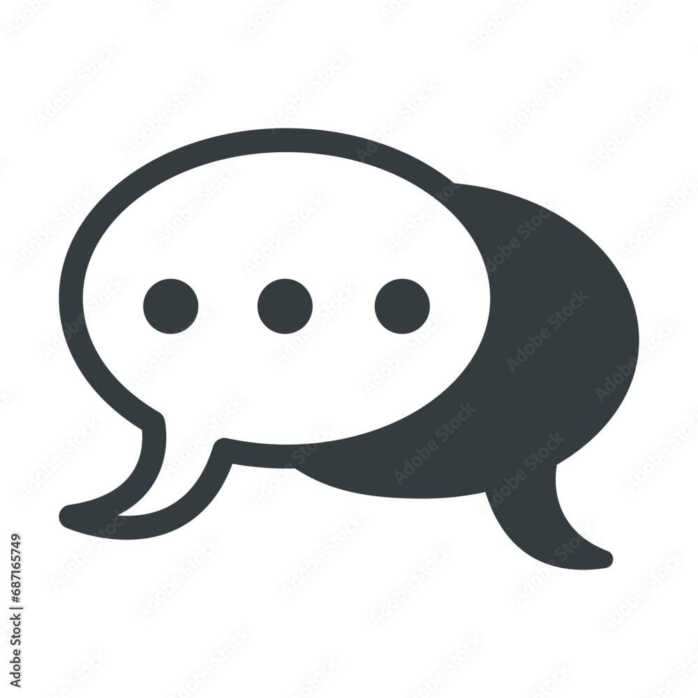 Talk bubble speech icon vector on trendy design Talk bubble speech icon vector on trendy design