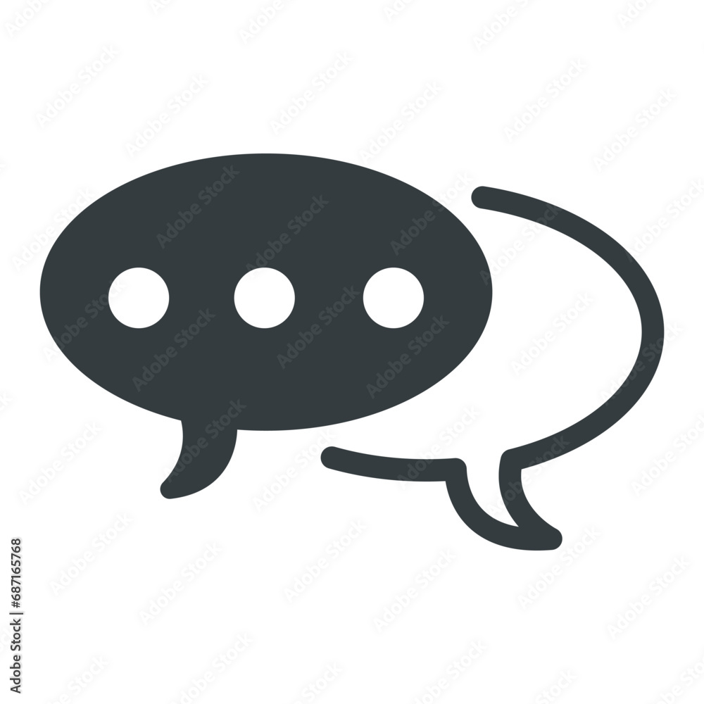 Talk bubble speech icon vector on trendy design Talk bubble speech icon vector on trendy design