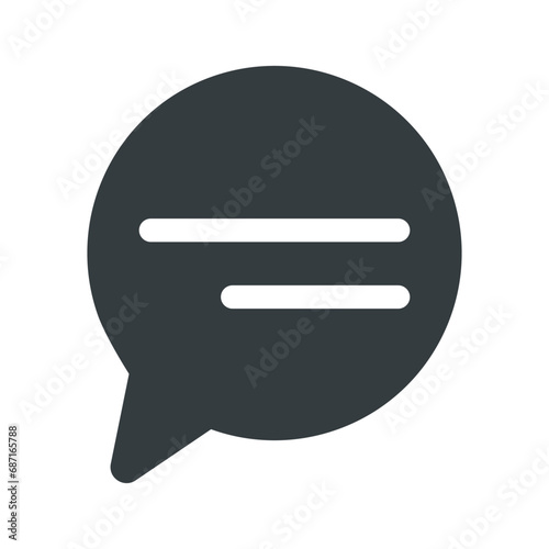 Talk bubble speech icon vector on trendy design