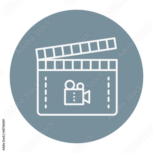 Film Clapperboard Icon