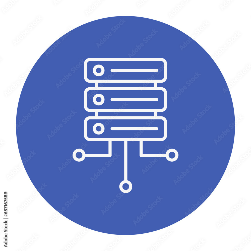 Database Network Icon Database Network Icon