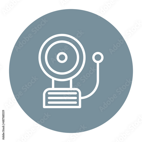 Firefighter Bell Icon