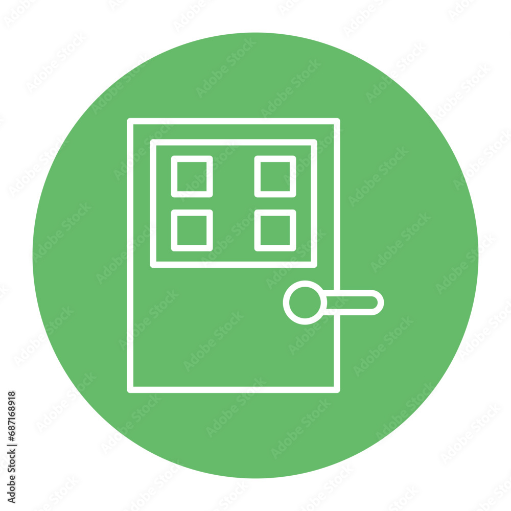 Smart Door Icon Smart Door Icon