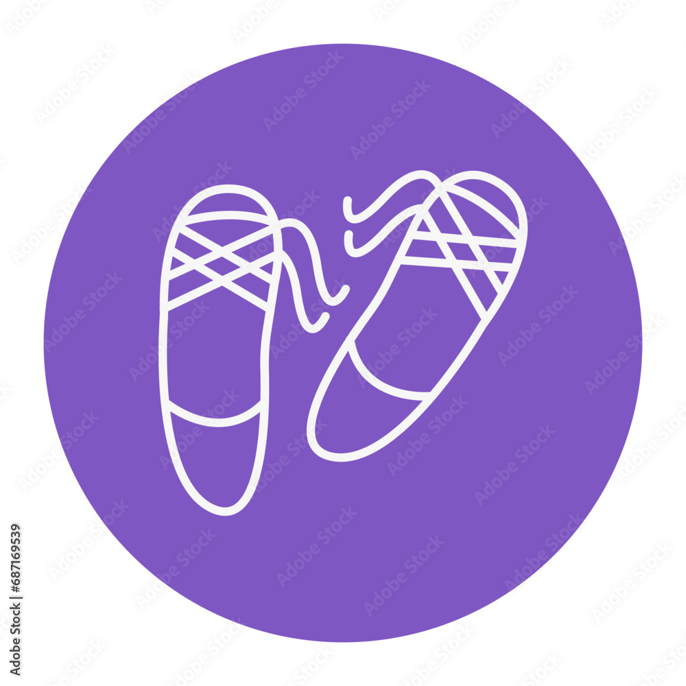 Ballet Shoes Icon Ballet Shoes Icon