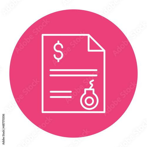 Debt Analysis Icon