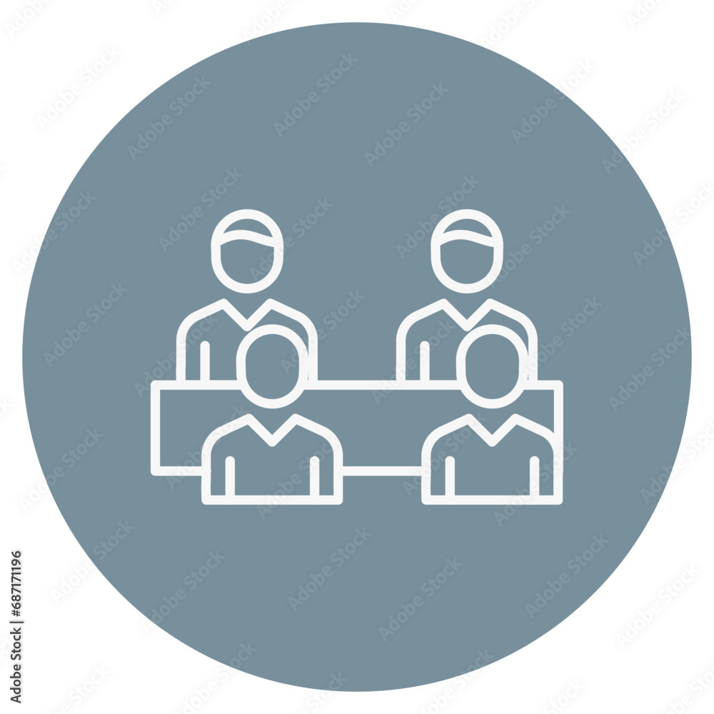 Staff Grouping Icon Staff Grouping Icon
