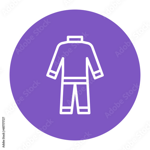 Coverall Clothes Icon