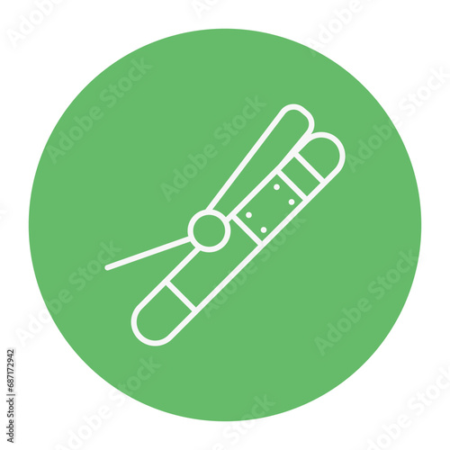 Hair Straightener Icon