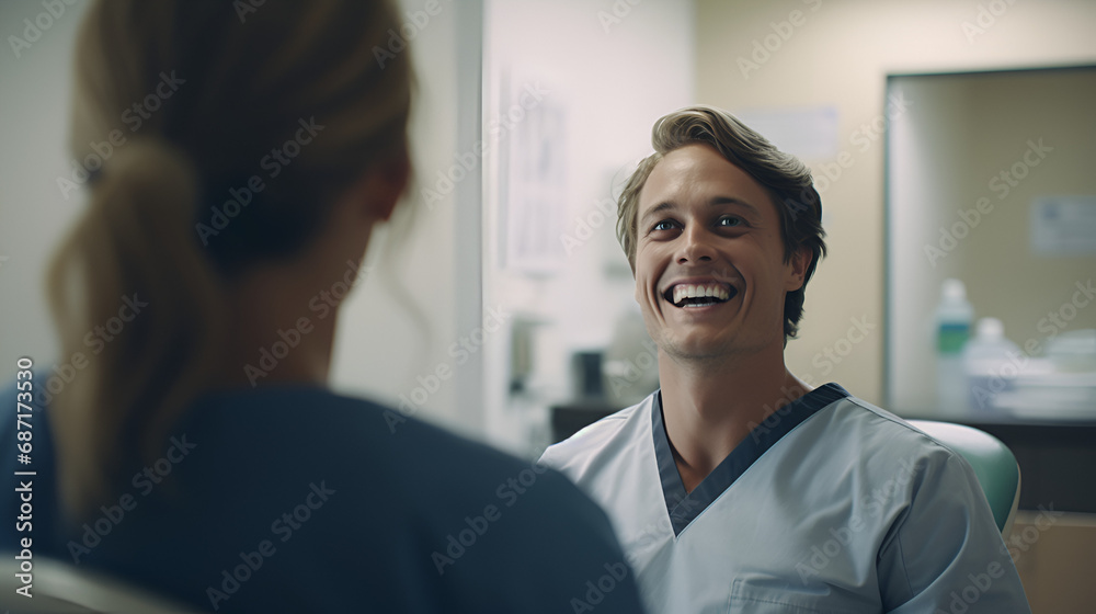 Fototapeta premium At the dentist's office