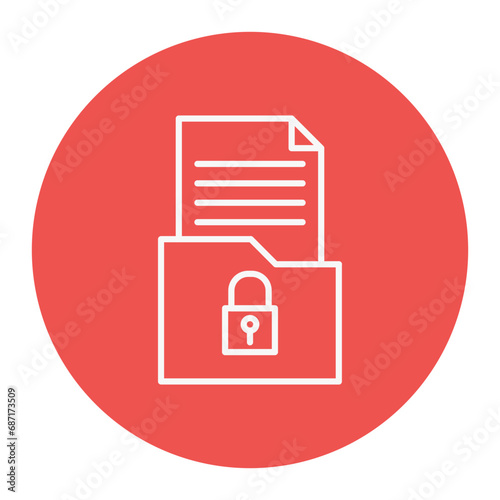 Document Locked Icon