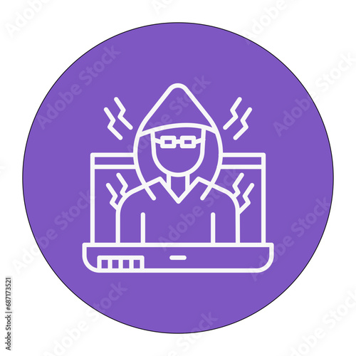 Cyber Attack Icon