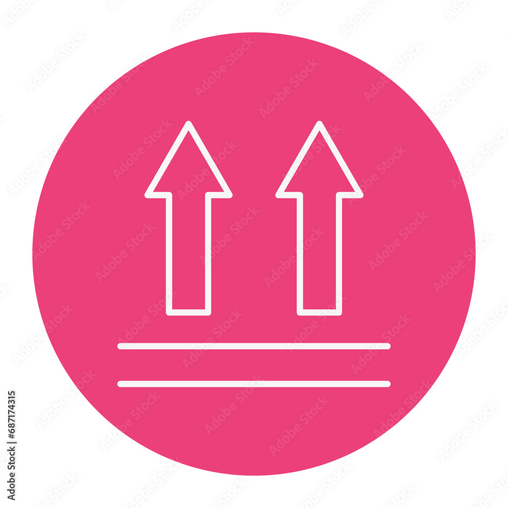 Package Side Up Icon Package Side Up Icon