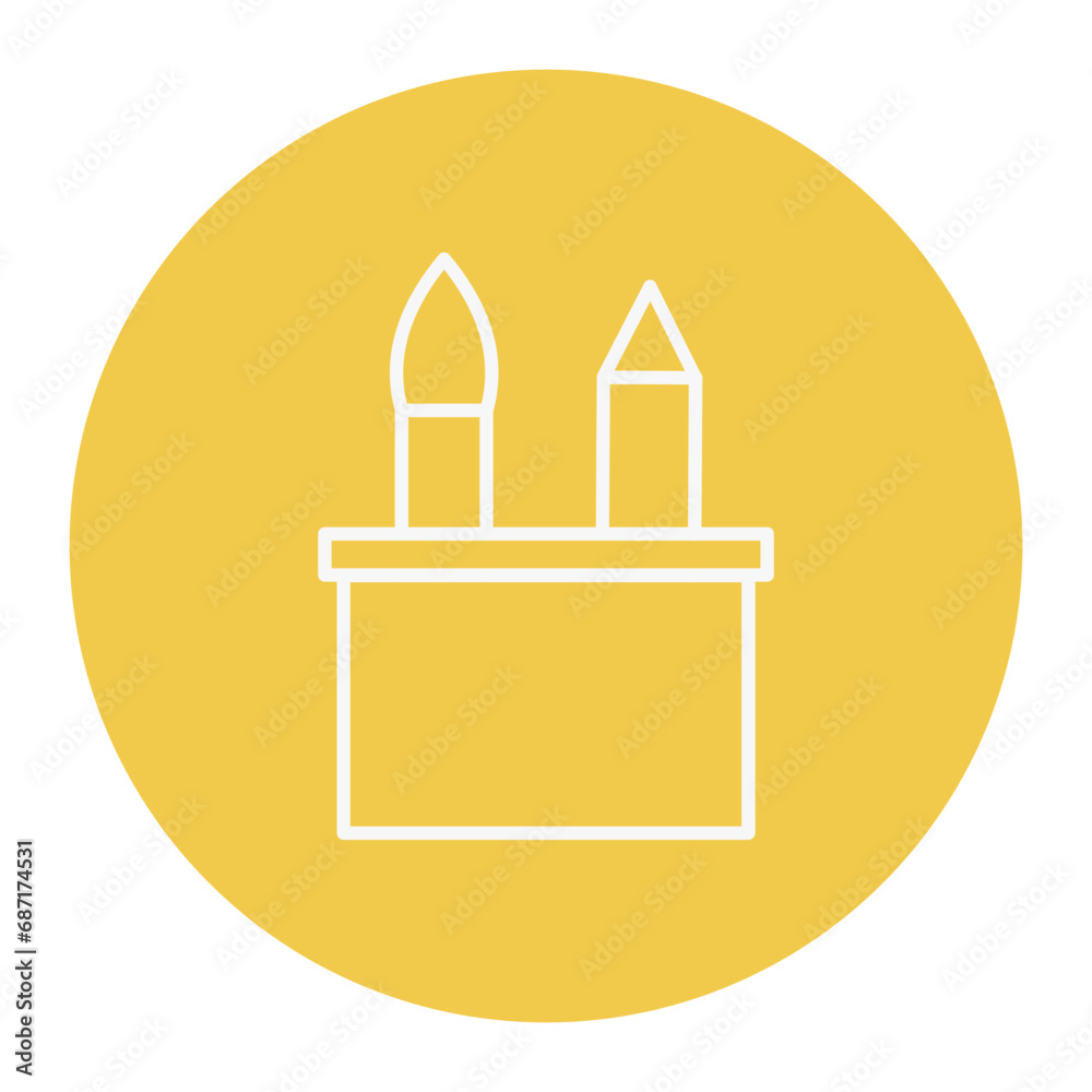 Obraz premium Pencil Box Icon