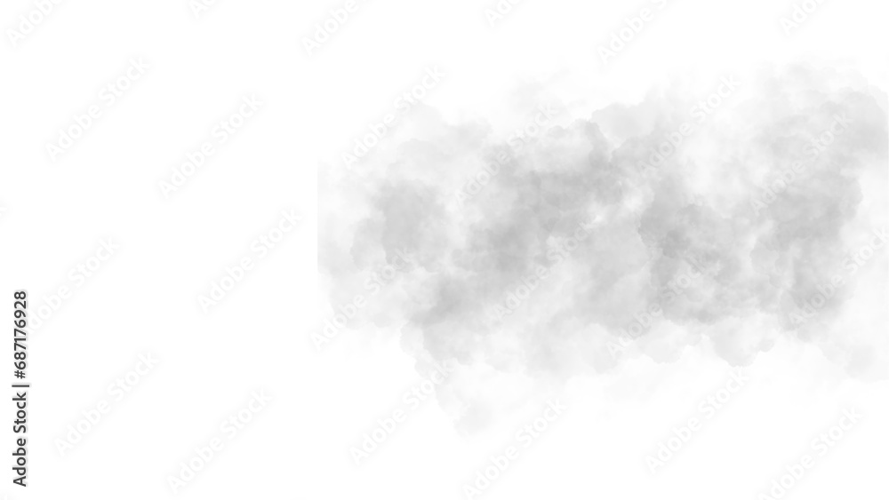 Fototapeta premium Black clouds. Clouds with transparent black background. Smoke without background. Smoke PNG. Loose smoke and cloud textured backgrounds with transparencies.