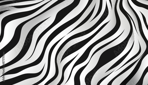 Seamless pattern of zebra texture background elements.