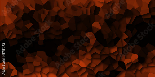 Abstract red and black background with polygon or vector frame. Texture of geometric shapes With shadows and light.abstract mosaic pattern. red polygonal design pattern, which consist of triangles..