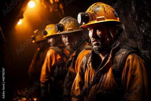 Beneath the Surface: Intense Labor as a Mine Worker in Industrial Excavation.