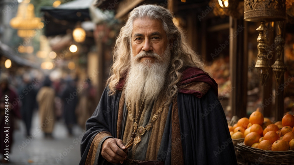 Naklejka premium This image is based on a the tale of Legend King Arthur and it's related stories