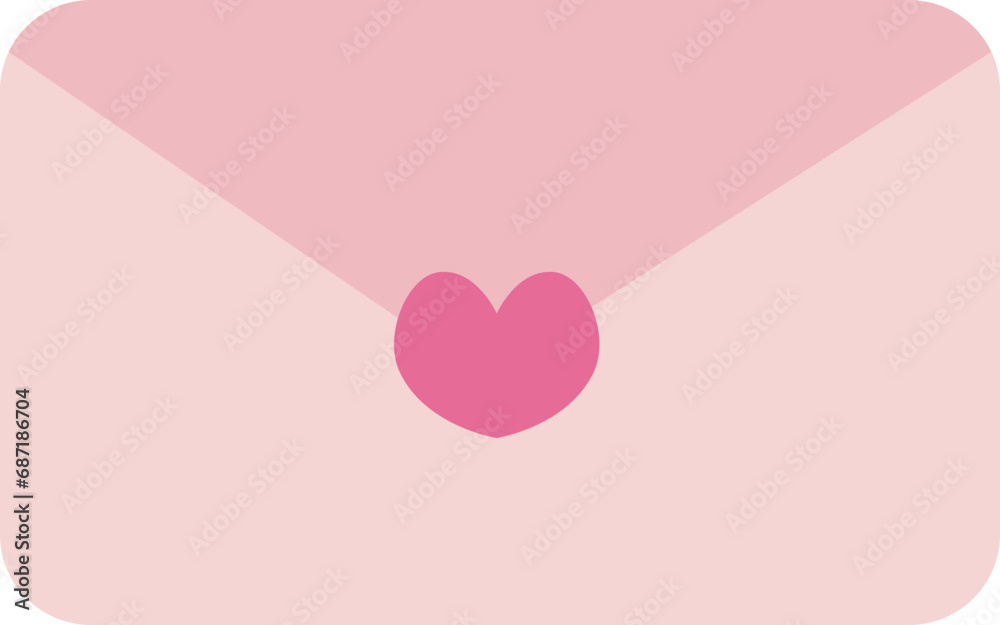 pink valentine card