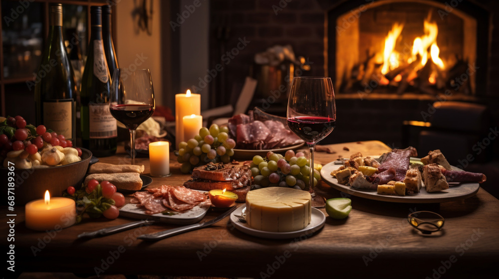 christmas dinner table