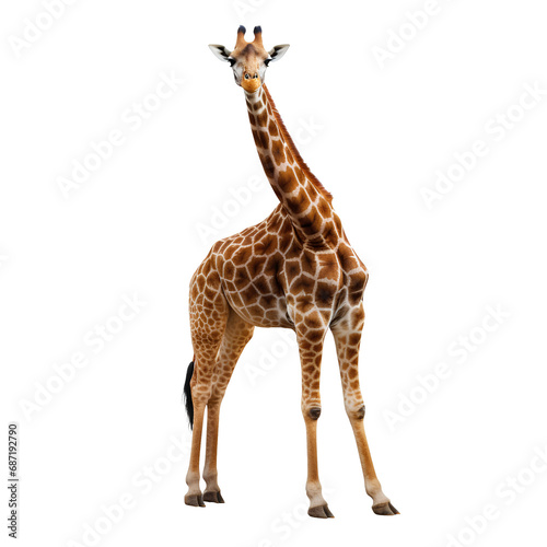 giraffe on transparent background PNG