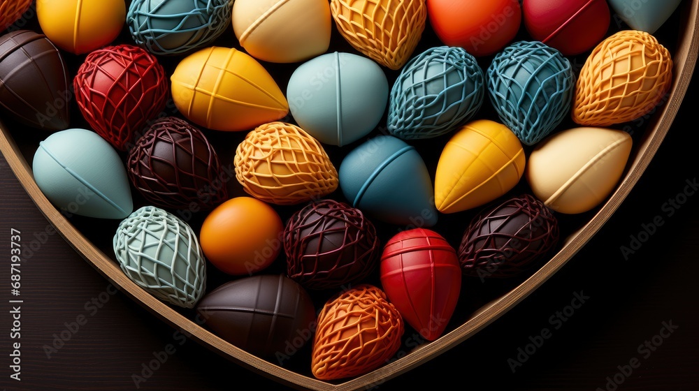 Square Box Heart Shaped Chocolates Valentines, Background Image, Desktop Wallpaper Backgrounds, HD