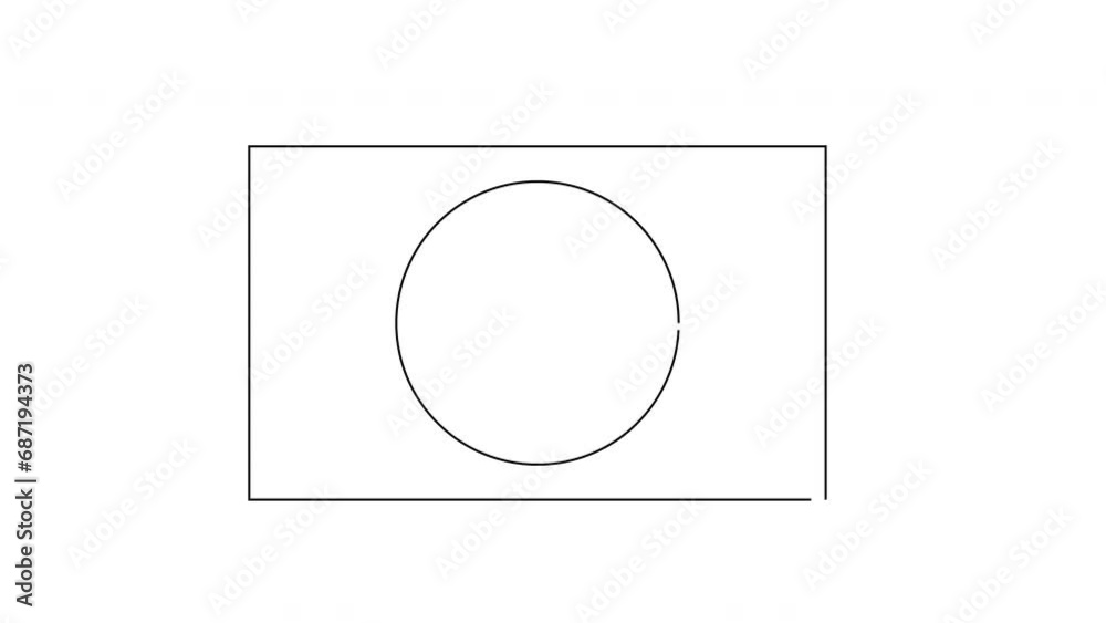 Bangladesh flag sketch animation Bangladesh flag sketch animation