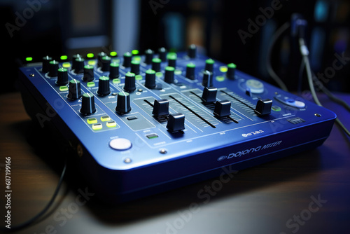 Professional equalizer audio sound mix digital technology electronic mixer studio musical equipment