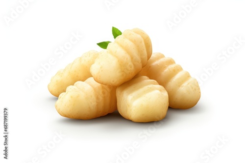 Gnocchi icon on white background photo