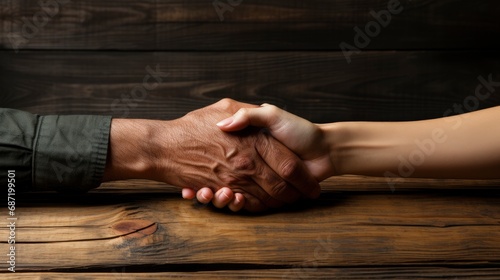 Holding Hands On Wooden Background, Background Image, Desktop Wallpaper Backgrounds, HD