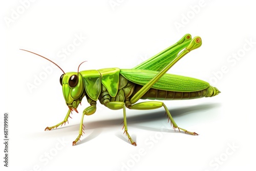 Grasshopper icon on white background