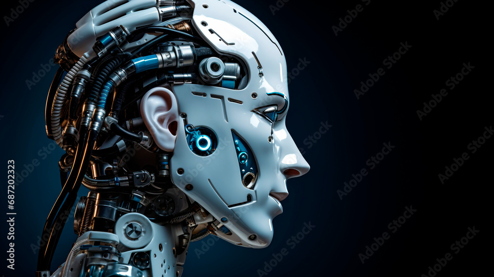 Fototapeta premium robots and automated systems reflecting current technological trends for humans. Generative AI