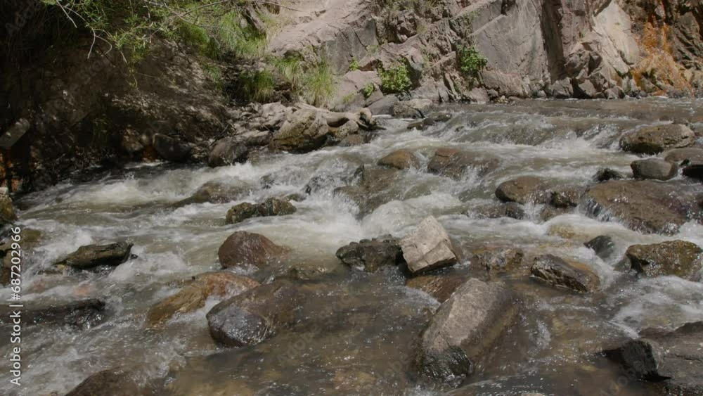 Nambe river in New Mexico Recreation Area Nambe river in New Mexico Recreation Area