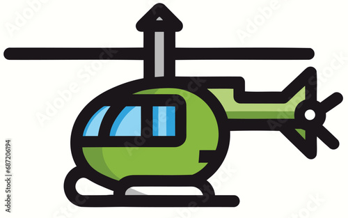 illustration of a helicopter