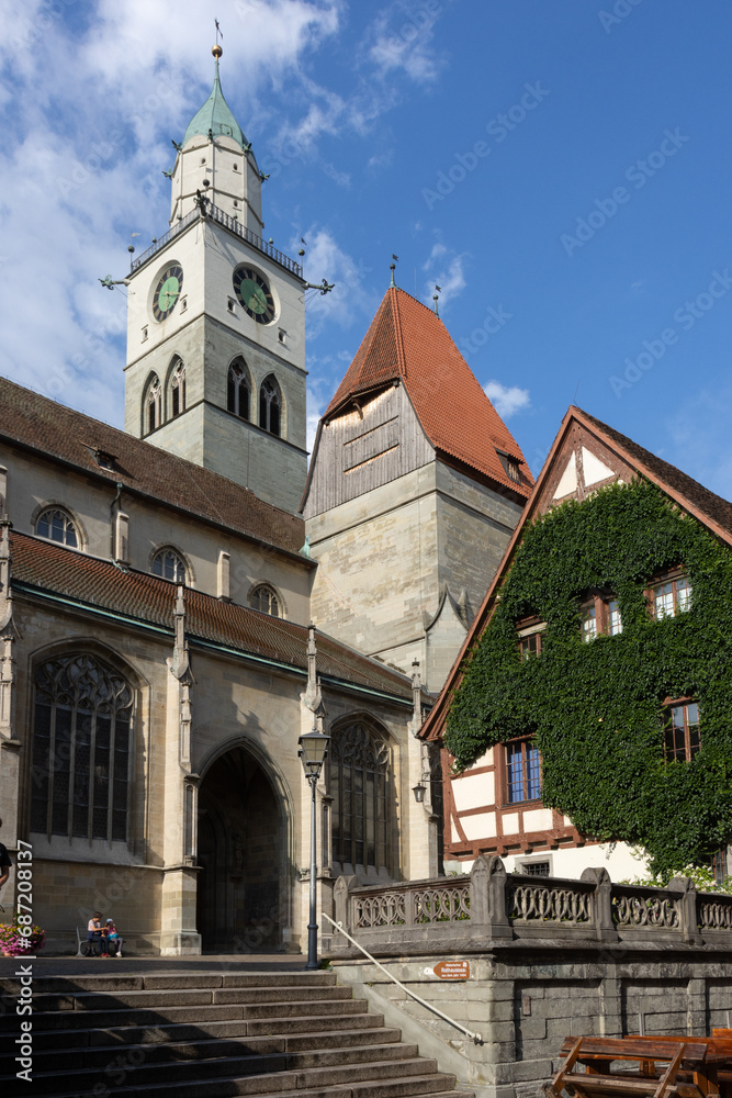 Obraz premium Münster St. Nikolaus à überlingen