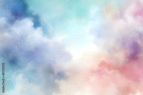 Mix pastel color Watercolor style Abstract Backgrounds