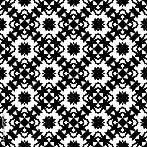 Black pattern. Seamless texture for fashion, textile design, on wall paper, wrapping paper, fabrics and home decor. Simple repeat pattern.Abstract design.