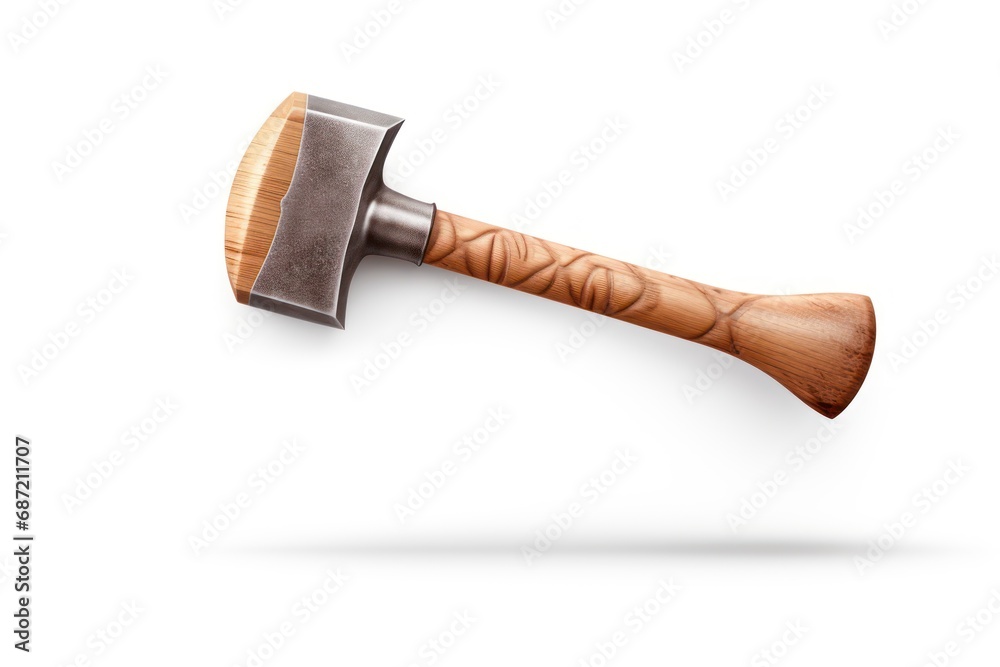 Hammer icon on white background