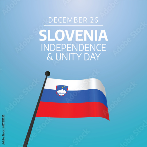 Flyers honoring Slovenia Independence and Unity Day or events connected to it can utilize vector graphics regarding these topics. design of flyers, celebratory materials.