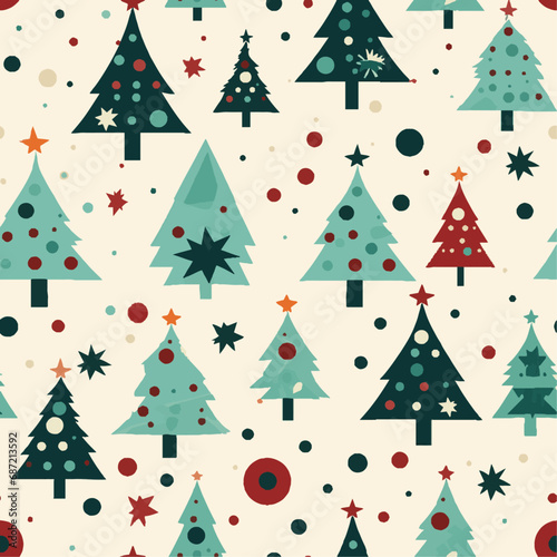 Seamless pattern of Christmas background