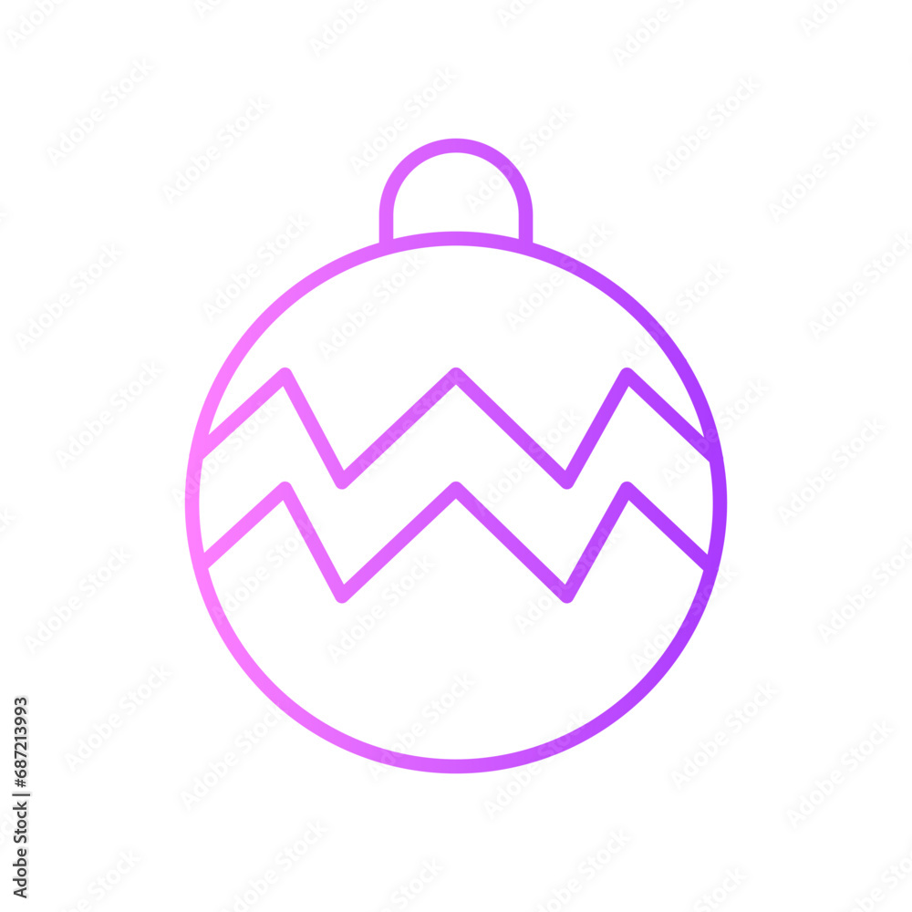 Obraz premium zigzag gradient icon