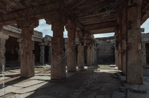 Balakrishna Temple is one of the most revered and famous Indian temples. Hampi. India.