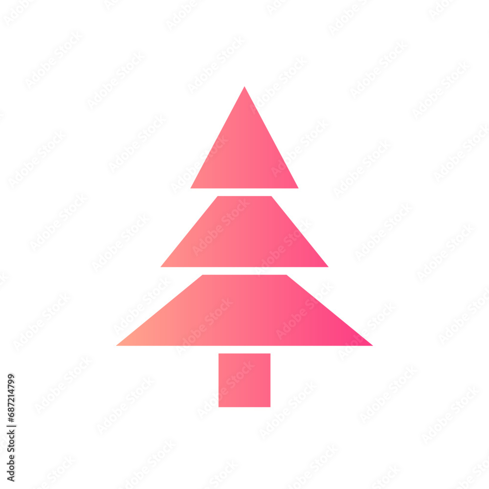 christmas gradient icon christmas gradient icon