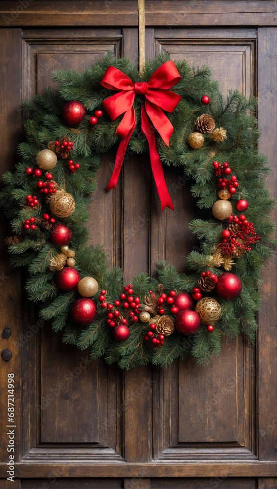 Weihnachtskranz, generated image Weihnachtskranz, generated image