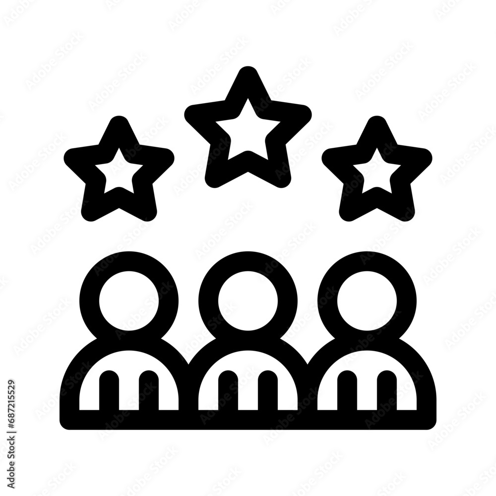 rating line icon
