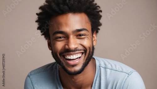 Black Male Portrait Digital Photography Professional Photo Shooting Background Design
