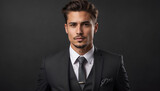 Business Male Portrait Digital Photography Professional Photo Shooting Background Design