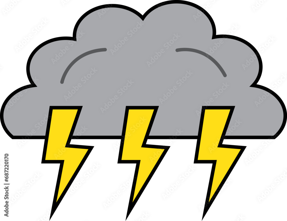 thundercloud icon thundercloud icon
