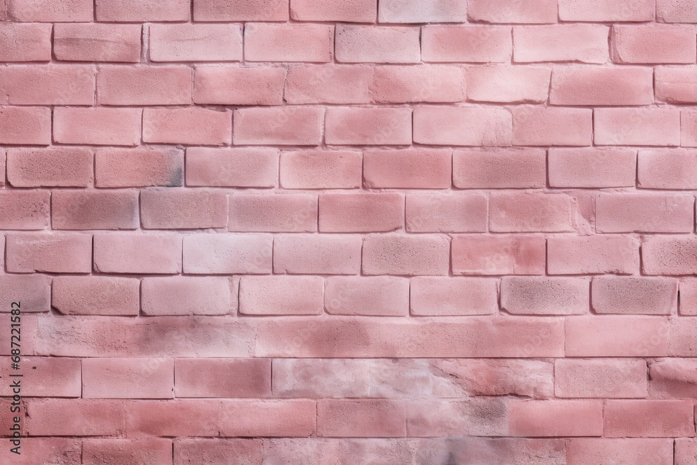 pattern of old brick wall painted in pink color pattern of old brick wall painted in pink color