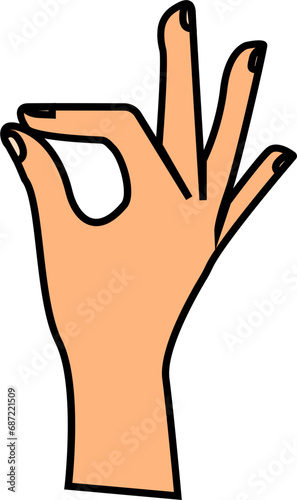 hand holding something